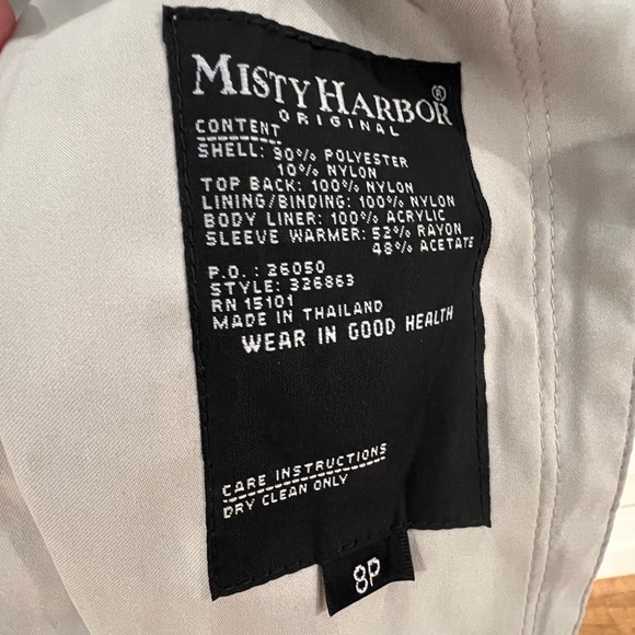 Vintage Misty Harbor Trench Coat free shipping - Picture 2 of 11